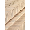 Bambu Bej Yumuşak Koltuk Örtüsü Kayma Yapmaz Yıkanabilir Süngerli ( 170x210) ZİGZAG BEJ