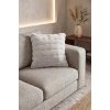 2li Bubble Tavşan Tüyü Gri Yastık Kırlent Kılıfı Çift Taraflı (43x43) GRİ