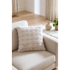 2li Bubble Tavşan Tüyü Vizon Yastık Kırlent Kılıfı Çift Taraflı (43x43) VİZON