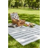 Havuz Plaj Piknik Bahçe Karavan Halısı Hasır Kilim Katlanabilir Halı Balkon Teras Bahçe Kamp Halısı GRİ