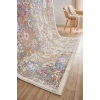 Eskitme Çok Renkli Vintage Çiçekli Halı Bambu Polyester Oturma Odası Salon Mutfak Halısı 1