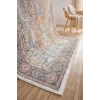 Çok Renkli Bordürlü Vintage Halı Bambu Polyester Oturma Odası Salon Mutfak Halısı 3