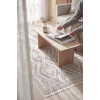 Krem Renk Modern Dokuma Halı Bukleli Yumuşak Halı Oturma Odası Salon Mutfak Antre Yolluk Halısı ORİS
