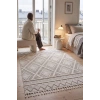 Krem Renk Modern Dokuma Halı Bukleli Yumuşak Halı Oturma Odası Salon Mutfak Antre Yolluk Halısı ICE