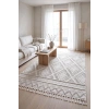 Krem Renk Modern Dokuma Halı Bukleli Yumuşak Halı Oturma Odası Salon Mutfak Antre Yolluk Halısı ICE