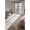 Krem Renk Modern Dokuma Halı Bukleli Yumuşak Halı Oturma Odası Salon Mutfak Antre Yolluk Halısı ICE