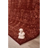 Kırmızı Vintage Eskitme Dokuma Halı Klasik Halı Yolluk Antre Oturma Odası Salon Mutfak Halısı 6