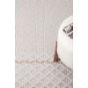 Krem Modern Dokuma Halı Yolluk Antre Hol Oturma Odası Salon Mutfak Halısı