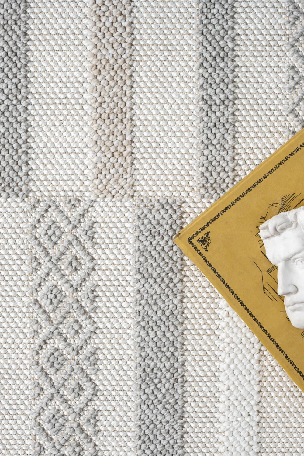 Beyaz Yumuşak Dokulu Halı Kilim Salon Mutfak Koridor Yolluk Dokuma Makine Halısı 003