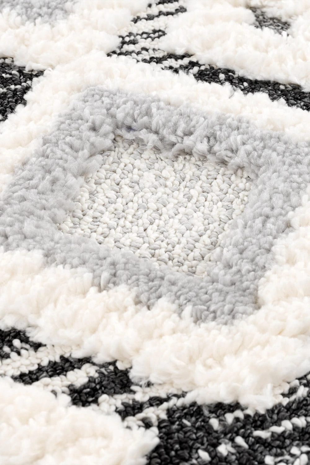 Elite Bukle Yumuşak Shaggy Selma Serisi Saçaklı Desenli Halı Kilim Salon Oturma Odası