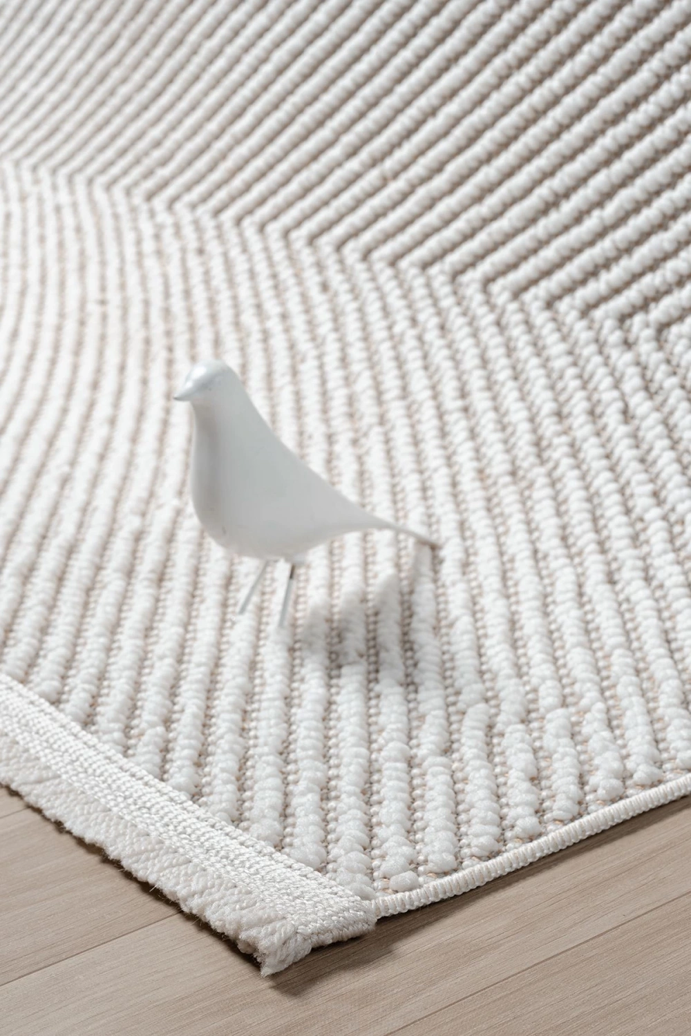 Gri Beyaz Yumuşak Dokulu Halı Kilim Salon Mutfak Koridor Yolluk Dokuma Makine Halısı 0013