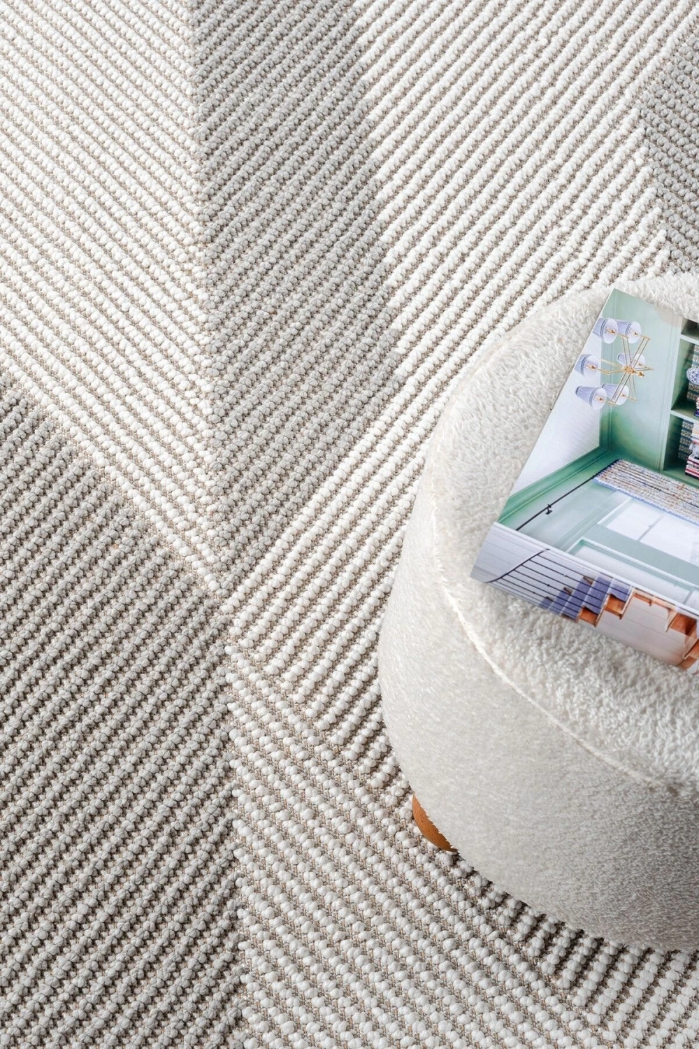 Gri Beyaz Yumuşak Dokulu Halı Kilim Salon Mutfak Koridor Yolluk Dokuma Makine Halısı 0013