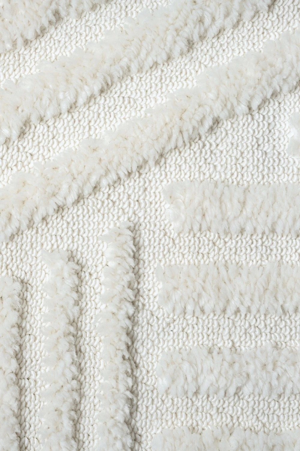 Krem Bukleli Yumuşak Dokuma Halı Peluş Post Krem Çocuk Odası Oturma Odası Salon Mutfak Halısı