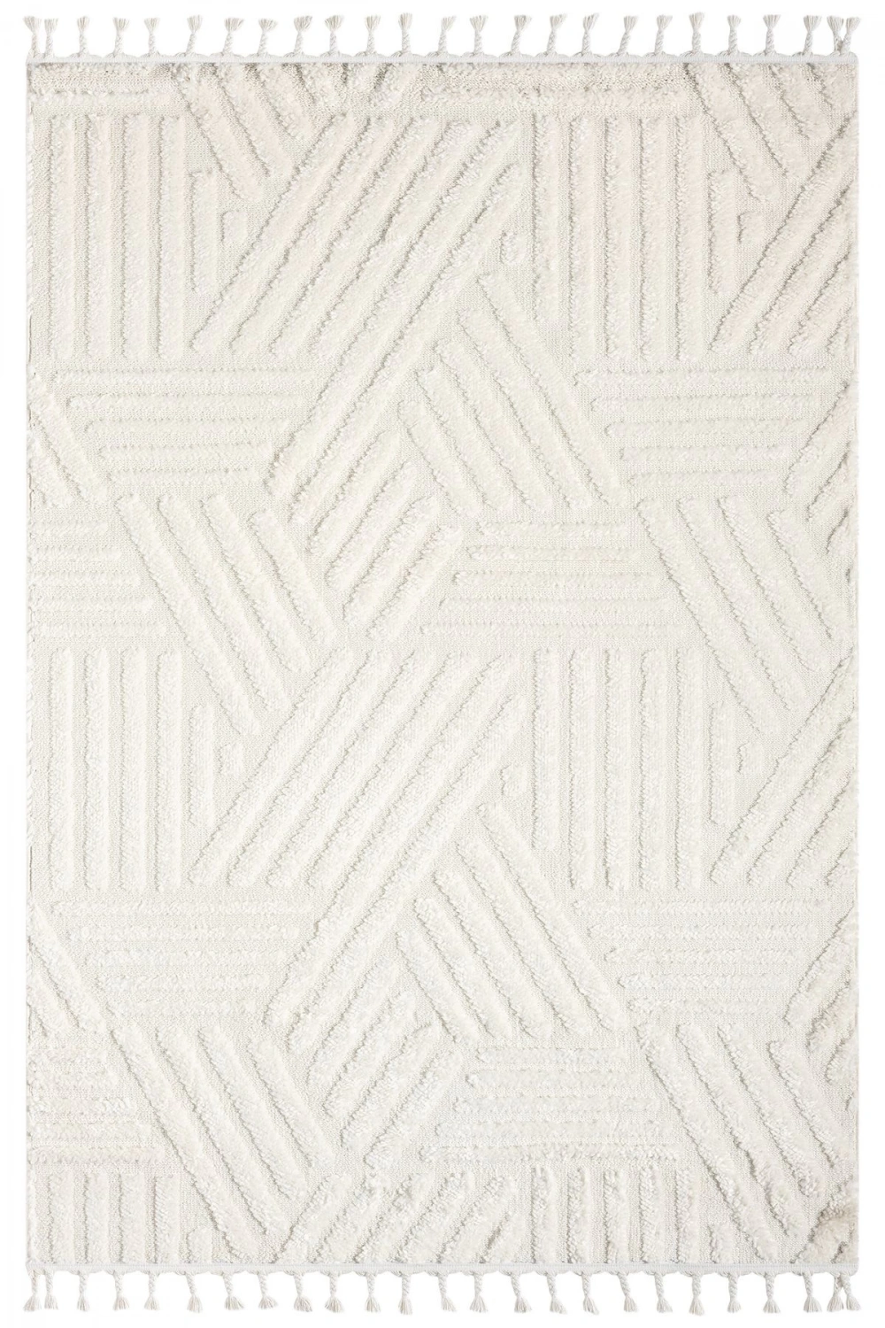 Krem Bukleli Yumuşak Dokuma Halı Peluş Post Krem Çocuk Odası Oturma Odası Salon Mutfak Halısı