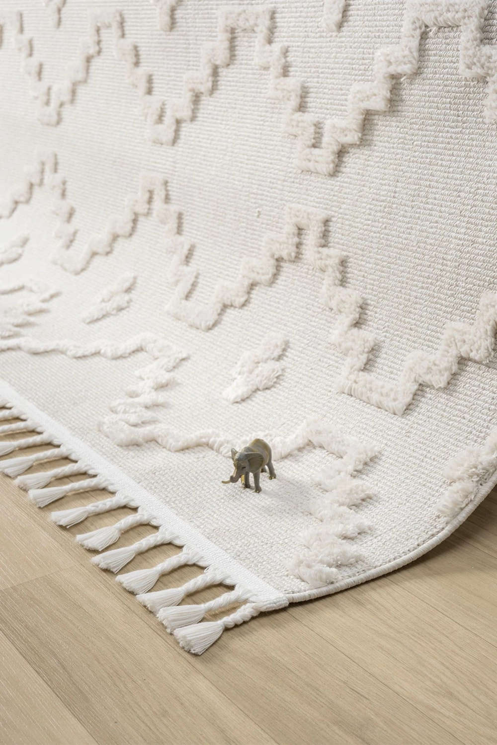 Krem Renk Modern Dokuma Halı Yolluk Antre Oturma Odası Salon Mutfak Halısı