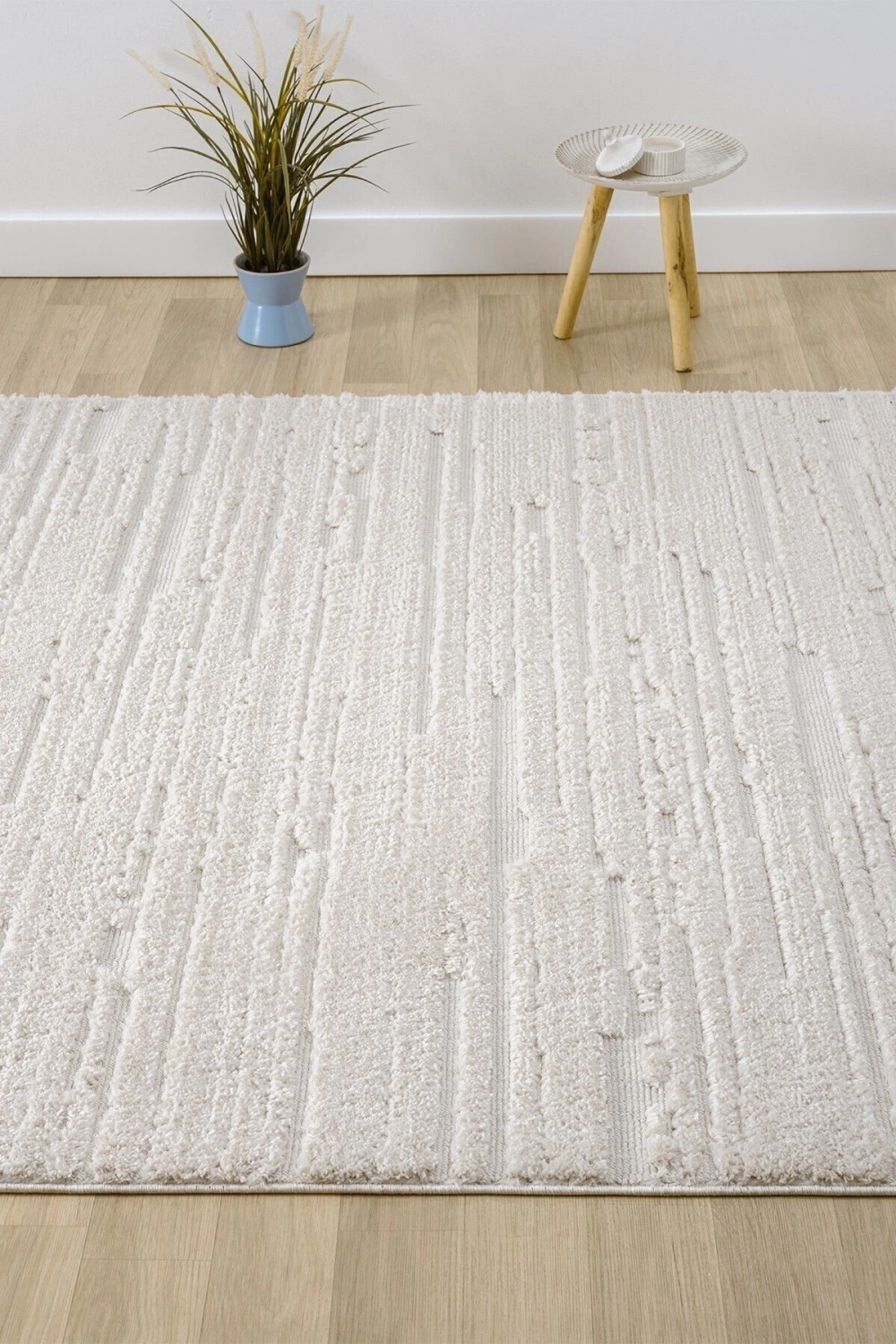 Krem Renk Modern Dokuma Halı Yolluk Antre Oturma Odası Salon Mutfak Halısı