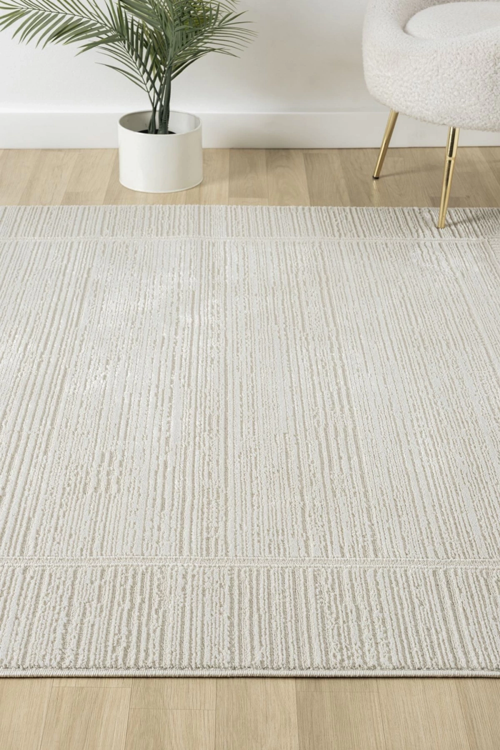 Modern Dokuma Halı Bordürlü Yıkanabilir Oturma Odası Halısı Salon Halısı Yolluk