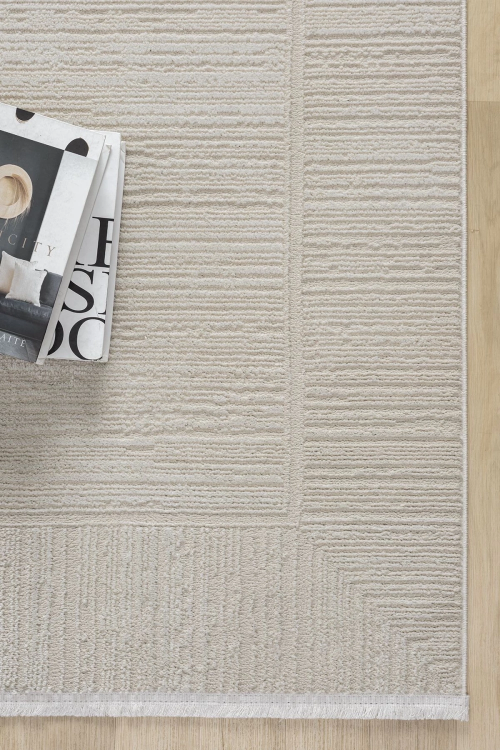 Modern Dokuma Halı Bordürlü Yıkanabilir Oturma Odası Halısı Salon Halısı Yolluk