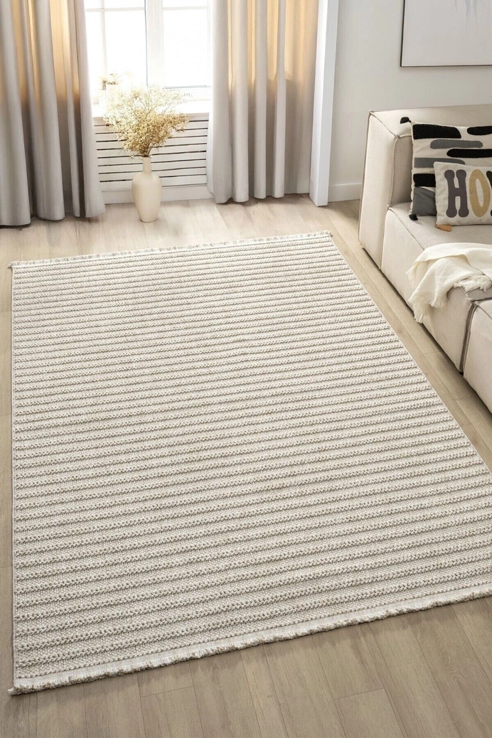 Bej Kahverengi Dokuma Halı Kilim Salon Mutfak Koridor Yolluk Dokuma Makine Halısı 0019