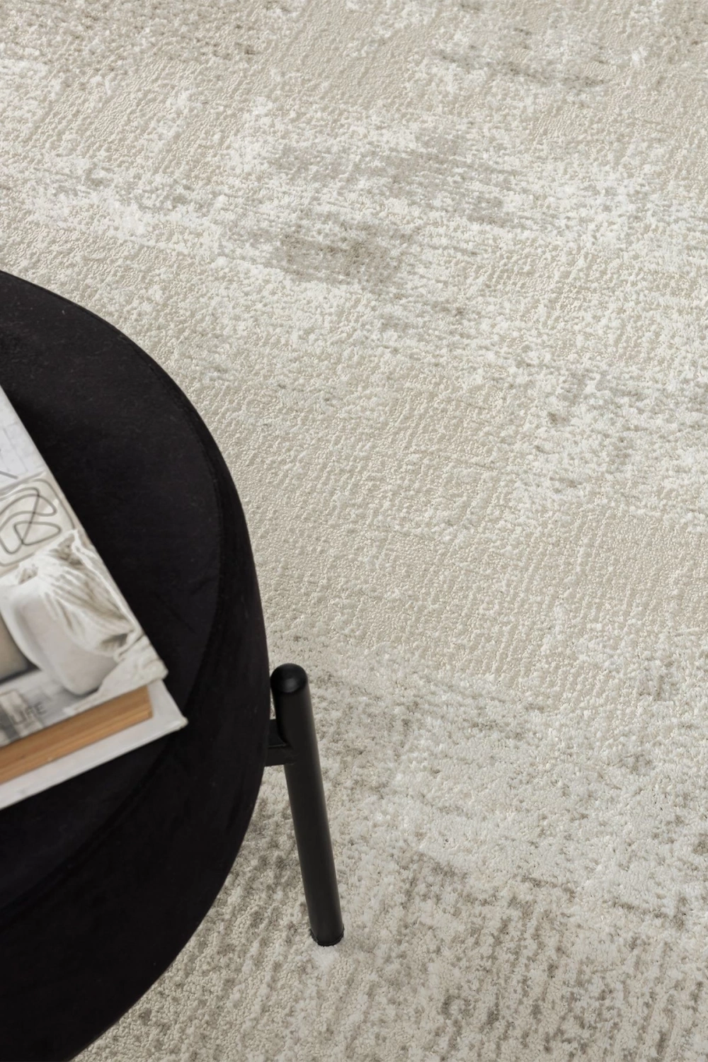 Modern Dokuma Halı Yıkanabilir Yolluk Oturma Odası Halısı Salon Halısı Mutfak Halısı GRİ