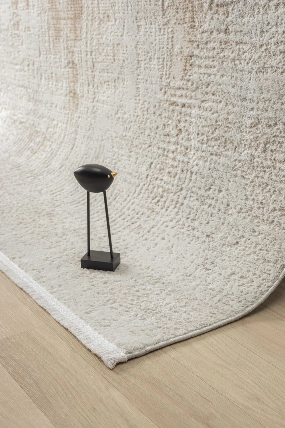 Modern Dokuma Halı Yıkanabilir Yolluk Oturma Odası Halısı Salon Halısı Mutfak Halısı BEJ