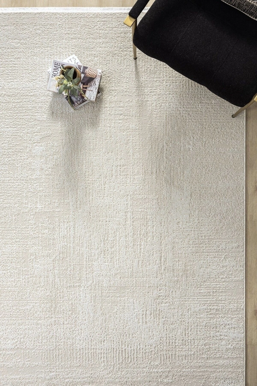 Modern Dokuma Halı Yıkanabilir Yolluk Antre Oturma Odası Halısı Salon Halısı Grimsi BEYAZ