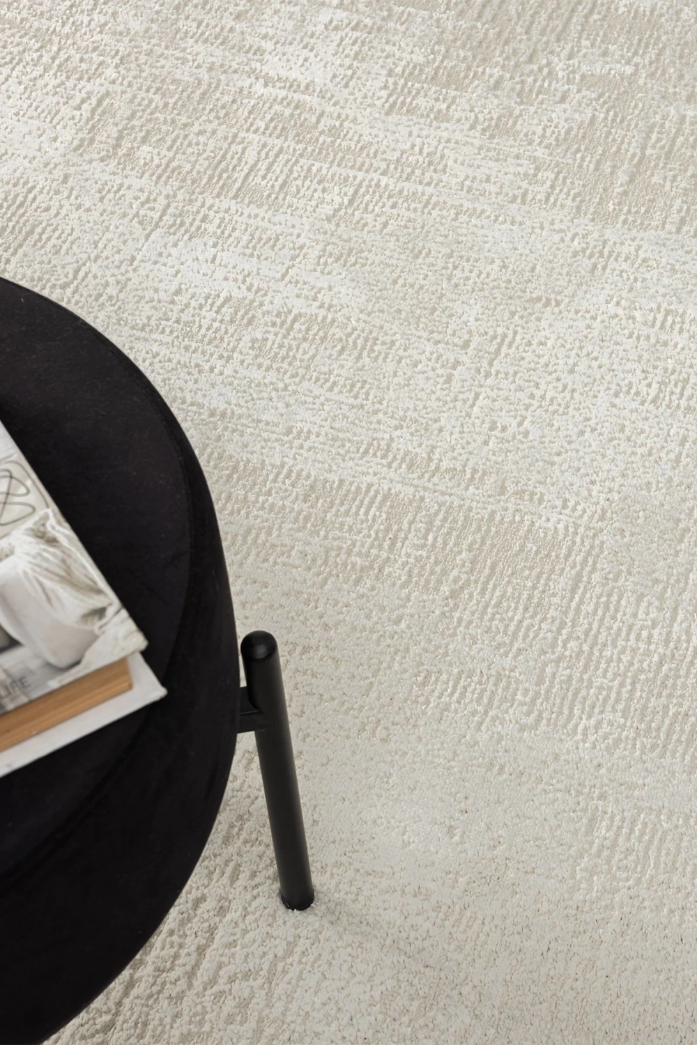 Modern Dokuma Halı Yıkanabilir Yolluk Antre Oturma Odası Halısı Salon Halısı Grimsi BEYAZ