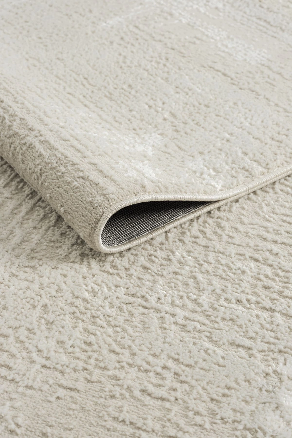 Modern Dokuma Halı Yıkanabilir Yolluk Antre Oturma Odası Halısı Salon Halısı Grimsi BEYAZ