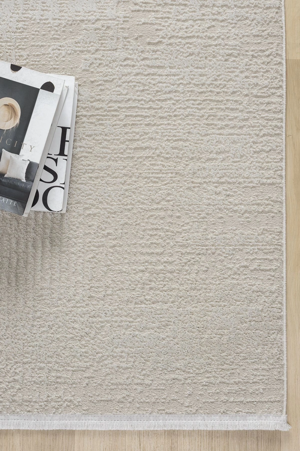 Modern Dokuma Halı Yıkanabilir Yolluk Antre Oturma Odası Halısı Salon Halısı Grimsi BEYAZ