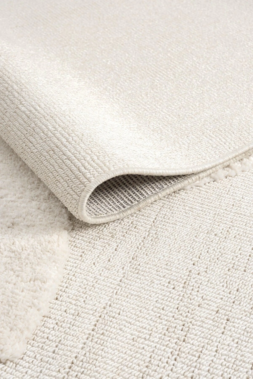 Krem Yumuşak Bukleli Tavşan Figürlü Dokuma Halı Bebek Odası Çocuk Odası Genç Odası Halısı 19