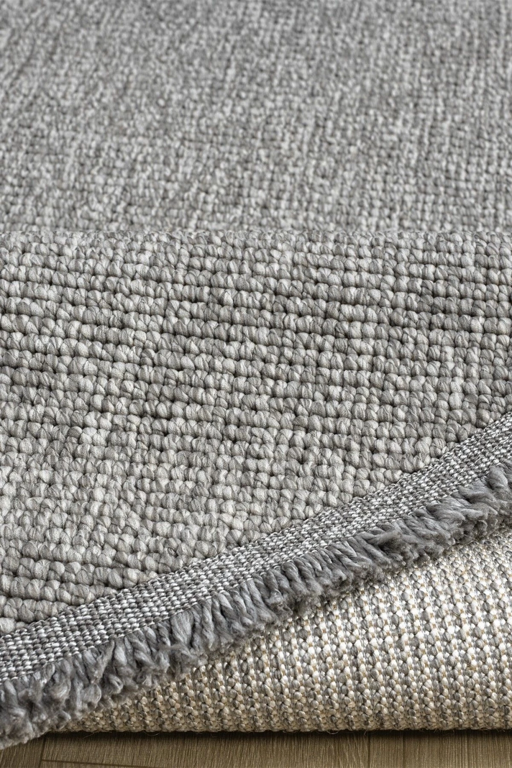 Gri Oval Dokuma Halı Salon Oturma Odası Yatak Odası Koridor Yolluk Halısı GRİ OVAL