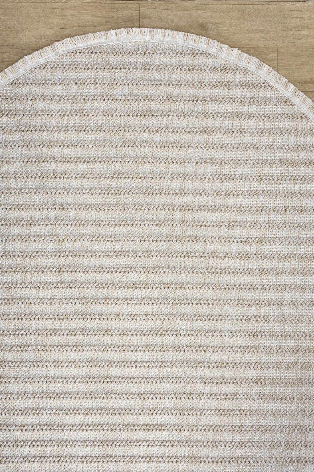 Oval Bej Halı Modern Oturma Odası Salon Mutfak Koridor Antre Balkon Çocuk Odası Halısı 0019