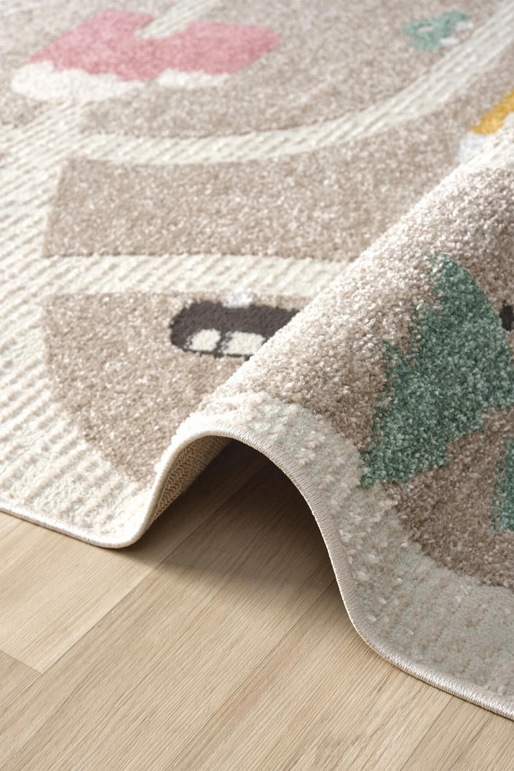 Yumuşak Dokuma Halı Leke Tutmaz Araba Yolu Bebek Odası Çocuk Odası Genç Odası Halısı Oyun Yol