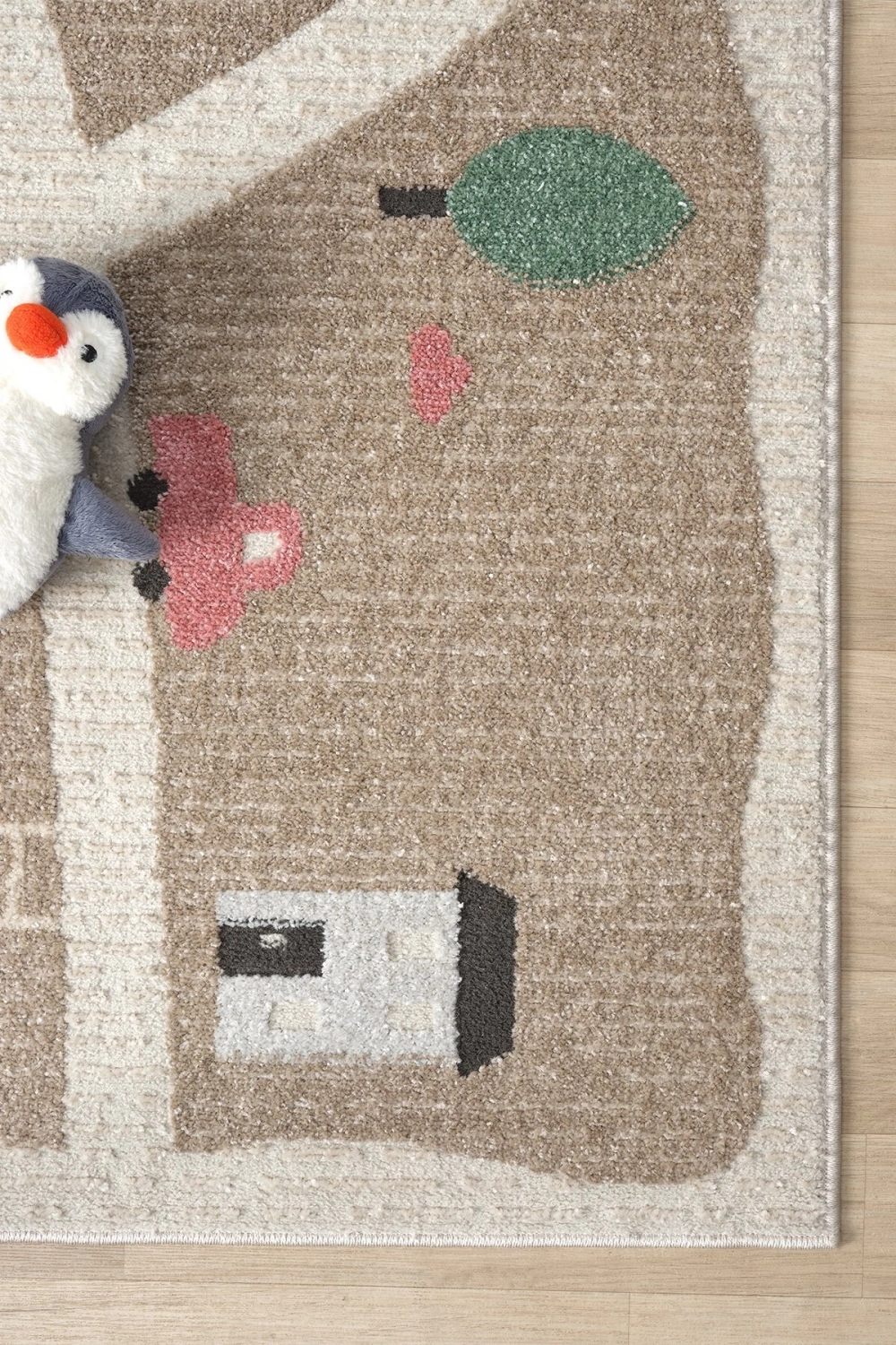 Yumuşak Dokuma Halı Leke Tutmaz Araba Yolu Bebek Odası Çocuk Odası Genç Odası Halısı Oyun Yol