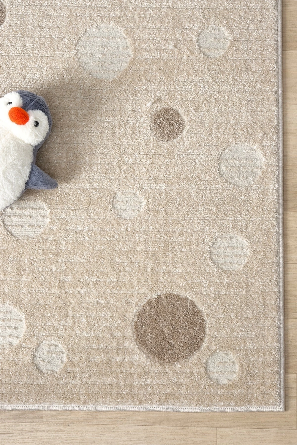 Yumuşak Puantiyeli Dokuma Halı Leke Tutmaz Bebek Odası Çocuk Odası Genç Odası Halısı PUANTİYE