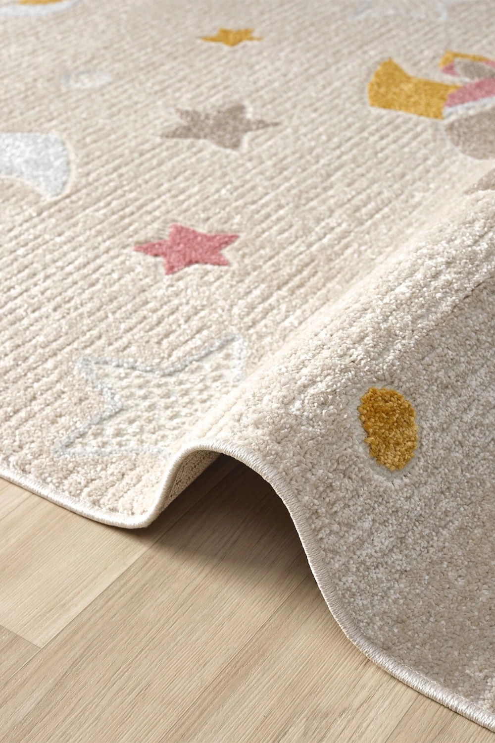 Yumuşak Dokuma Halı Leke Tutmaz Uçak Roket Figürlü Bebek Odası Çocuk Odası Genç Odası Halısı ROKET