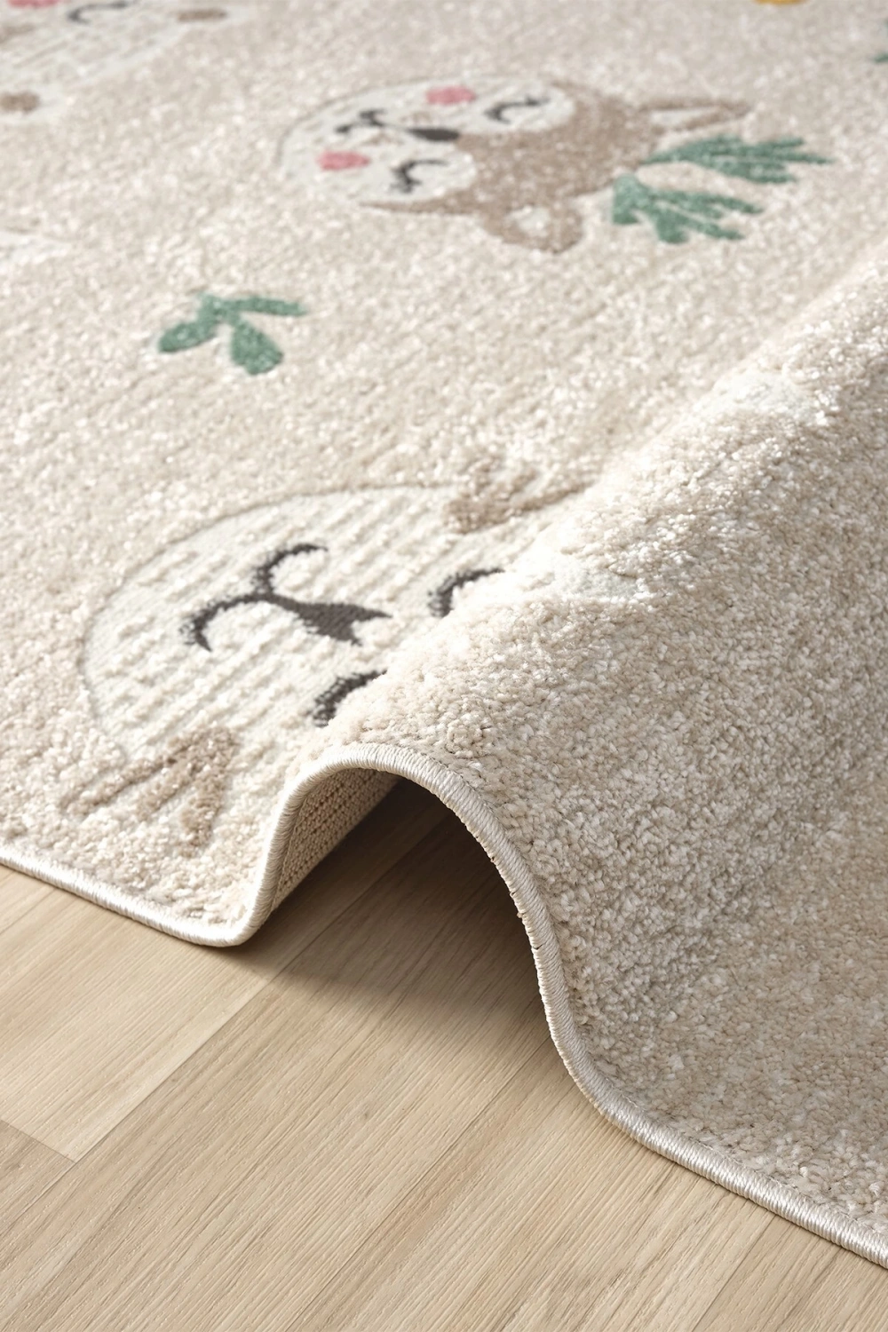 Yumuşak Dokuma Halı Sevimli Dostlar Leke Tutmaz Bebek Odası Çocuk Odası Genç Odası Halısı HAYVANLAR