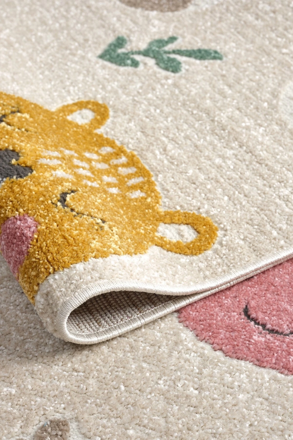 Yumuşak Dokuma Halı Sevimli Dostlar Leke Tutmaz Bebek Odası Çocuk Odası Genç Odası Halısı HAYVANLAR