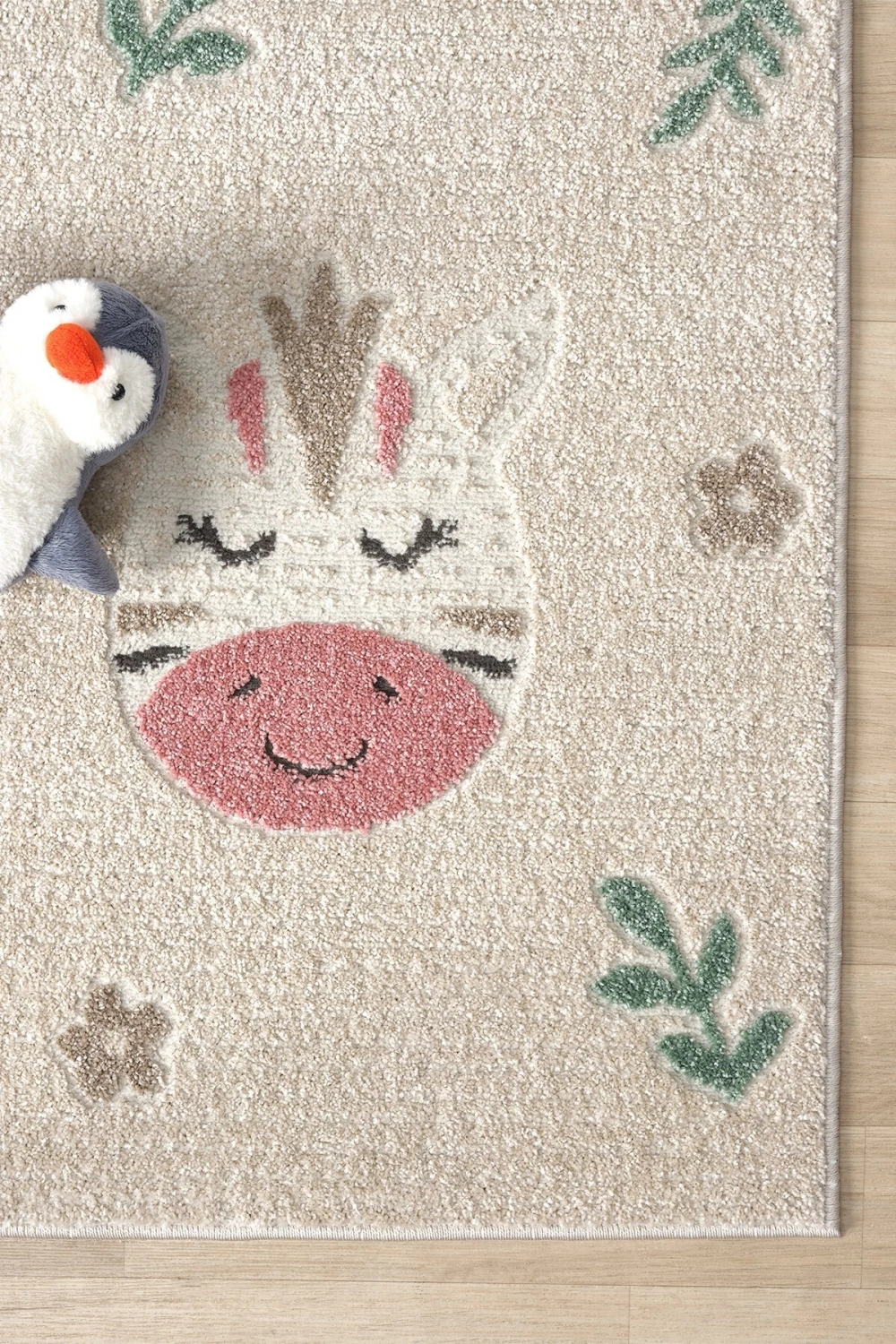Yumuşak Dokuma Halı Sevimli Dostlar Leke Tutmaz Bebek Odası Çocuk Odası Genç Odası Halısı HAYVANLAR