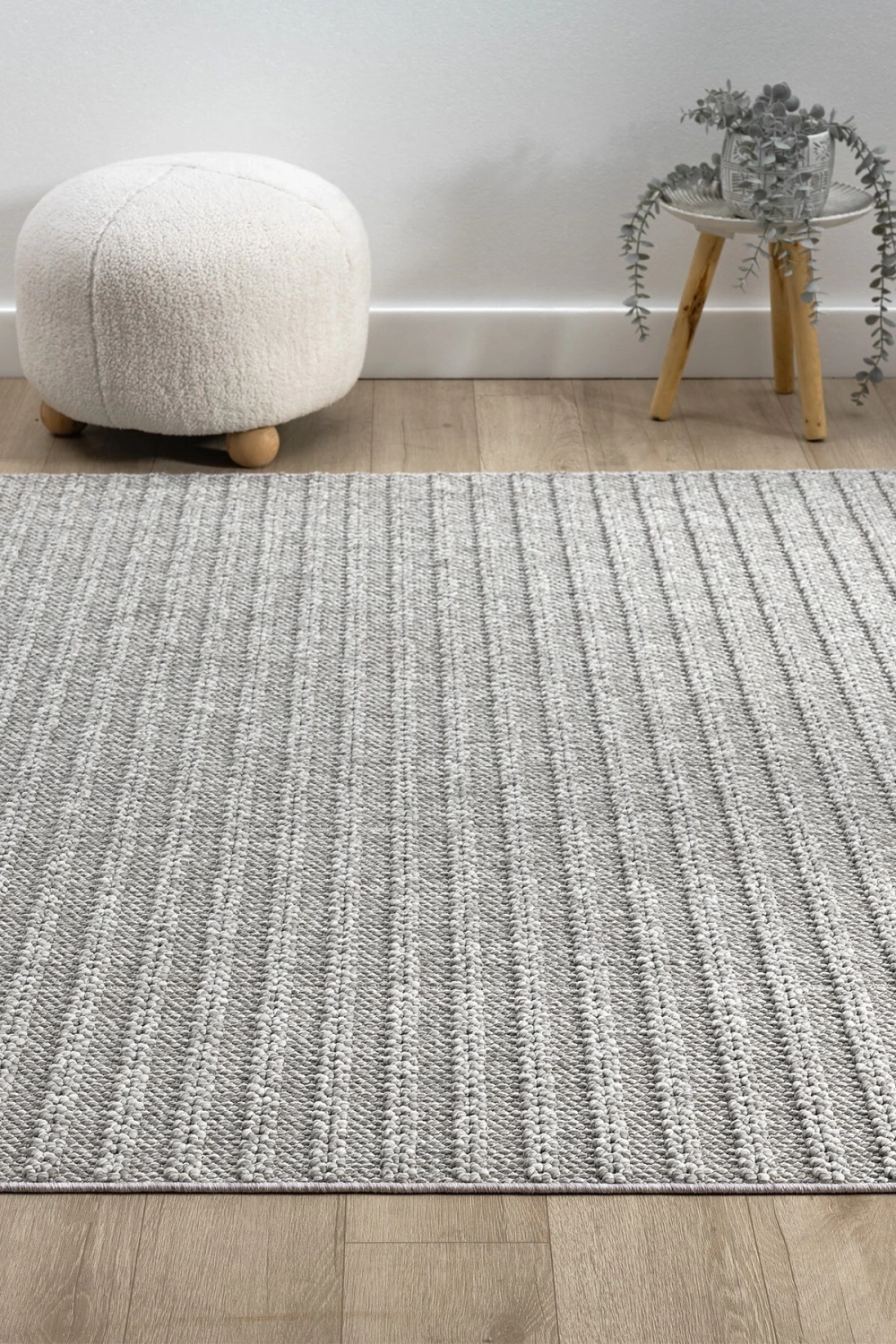 Gri Yumuşak Dokulu Halı Antre Yolluk Çocuk Odası Oturma Odası Salon Mutfak Halısı 0011