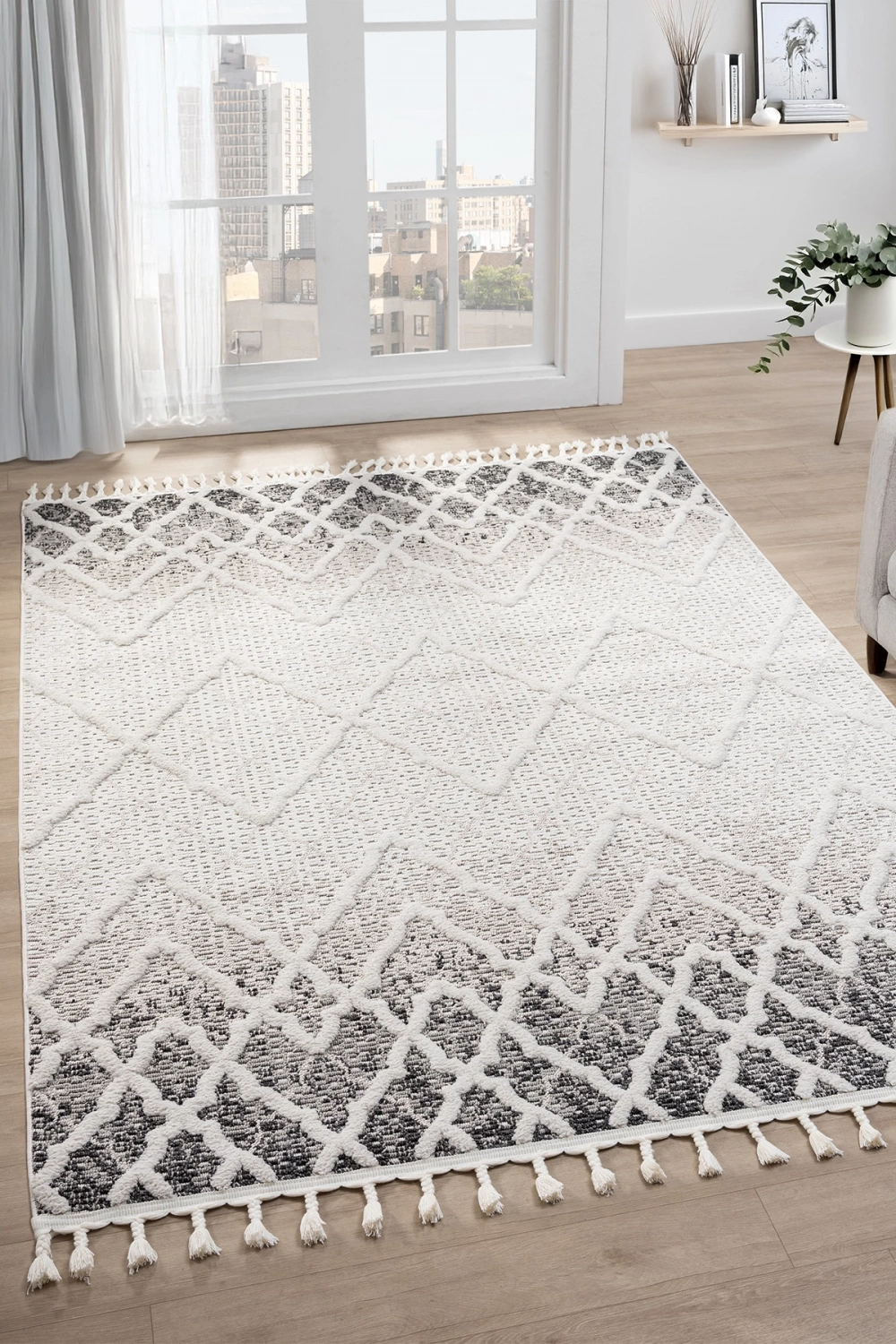 Modern Desen Dokuma Halı Antre Yolluk Oturma Odası Salon Halısı