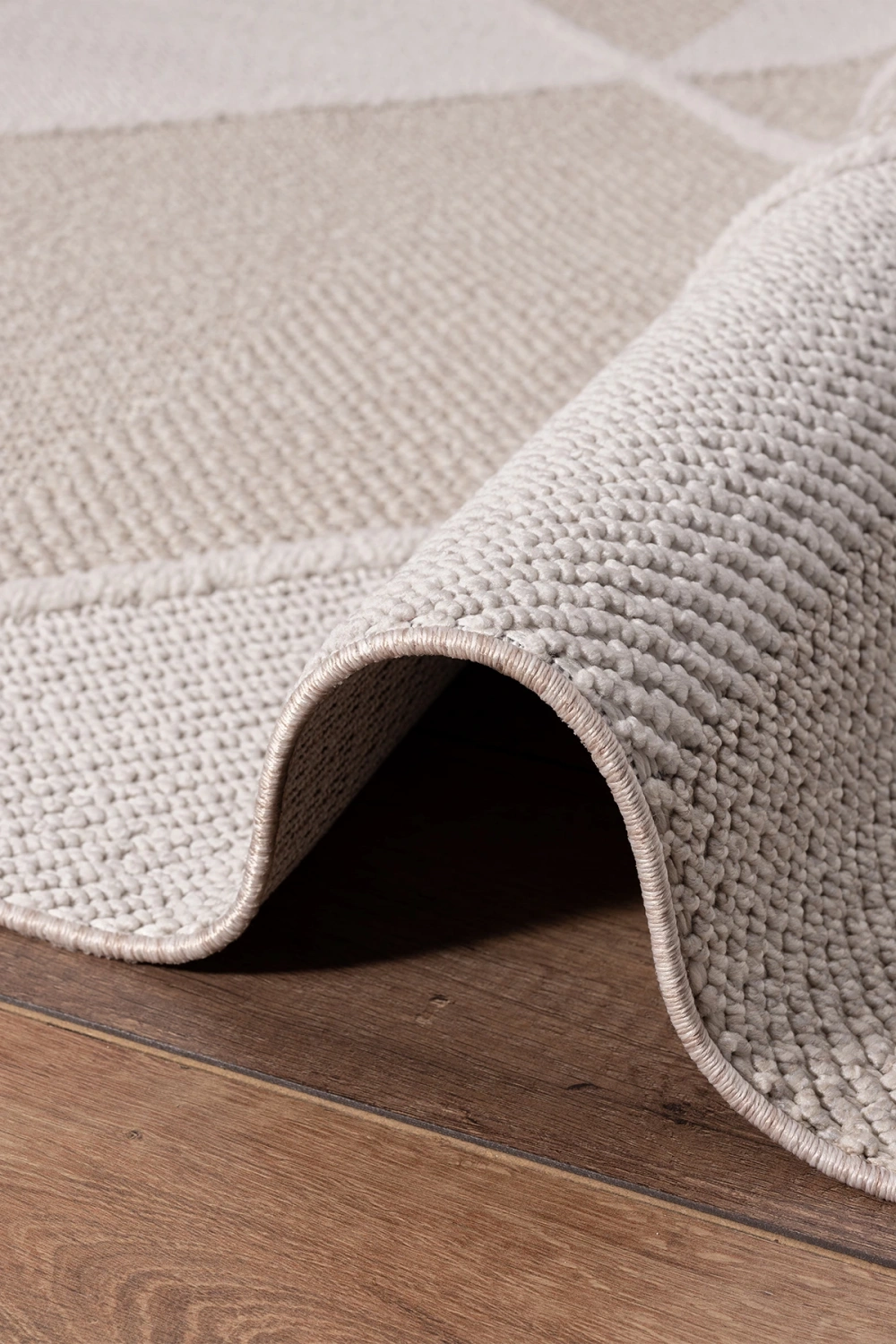 Krem Renk Dokuma Halı Oturma Odası Salon Halısı Antre Yolluk Halısı