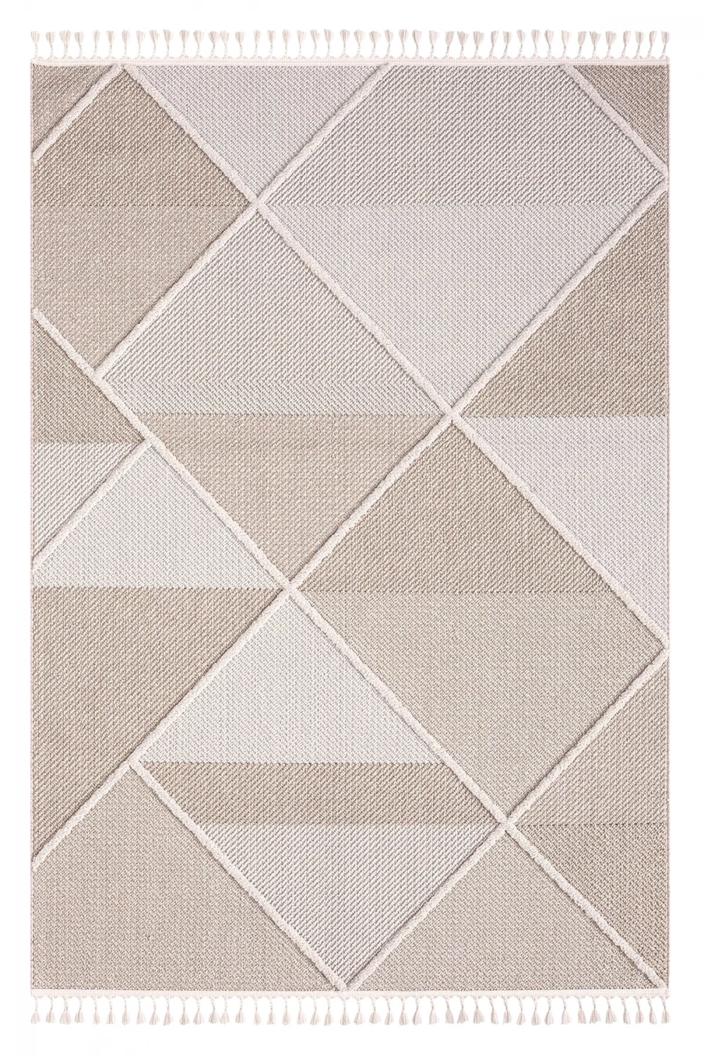 Krem Renk Dokuma Halı Oturma Odası Salon Halısı Antre Yolluk Halısı