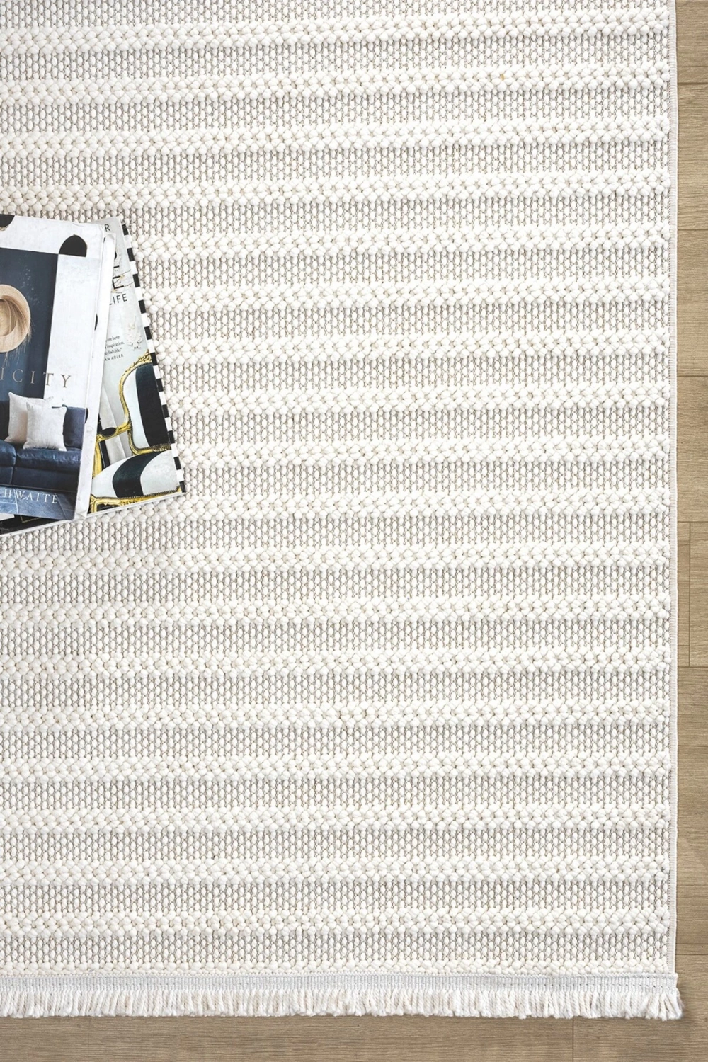 Beyaz Yumuşak Dokuma Halı Salon Mutfak Oturma Odası Koridor Yolluk Çocuk Odası Halısı 004