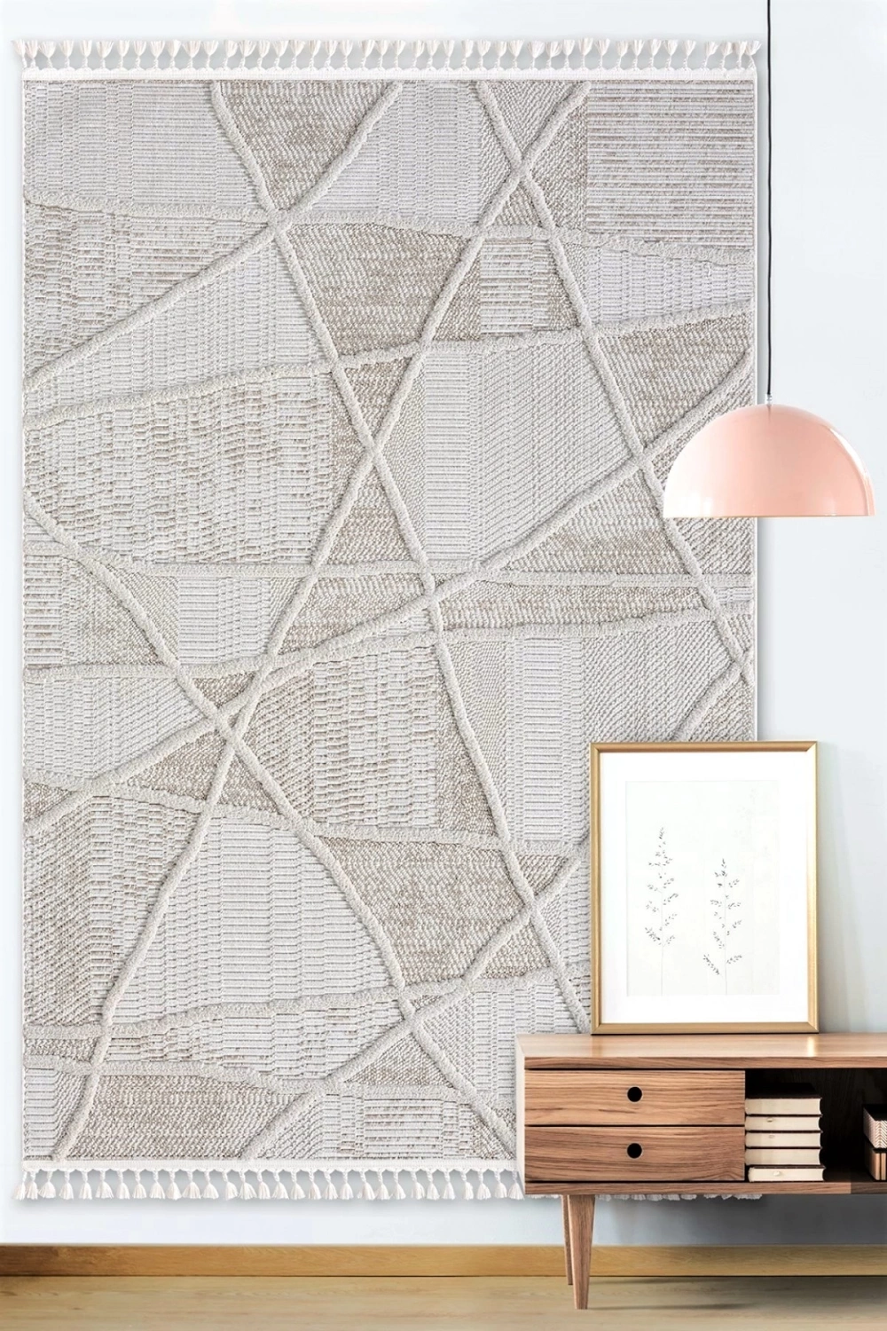 Yumuşak Bukleli Dokuma Halı Yolluk Oturma Odası Salon Mutfak Halısı