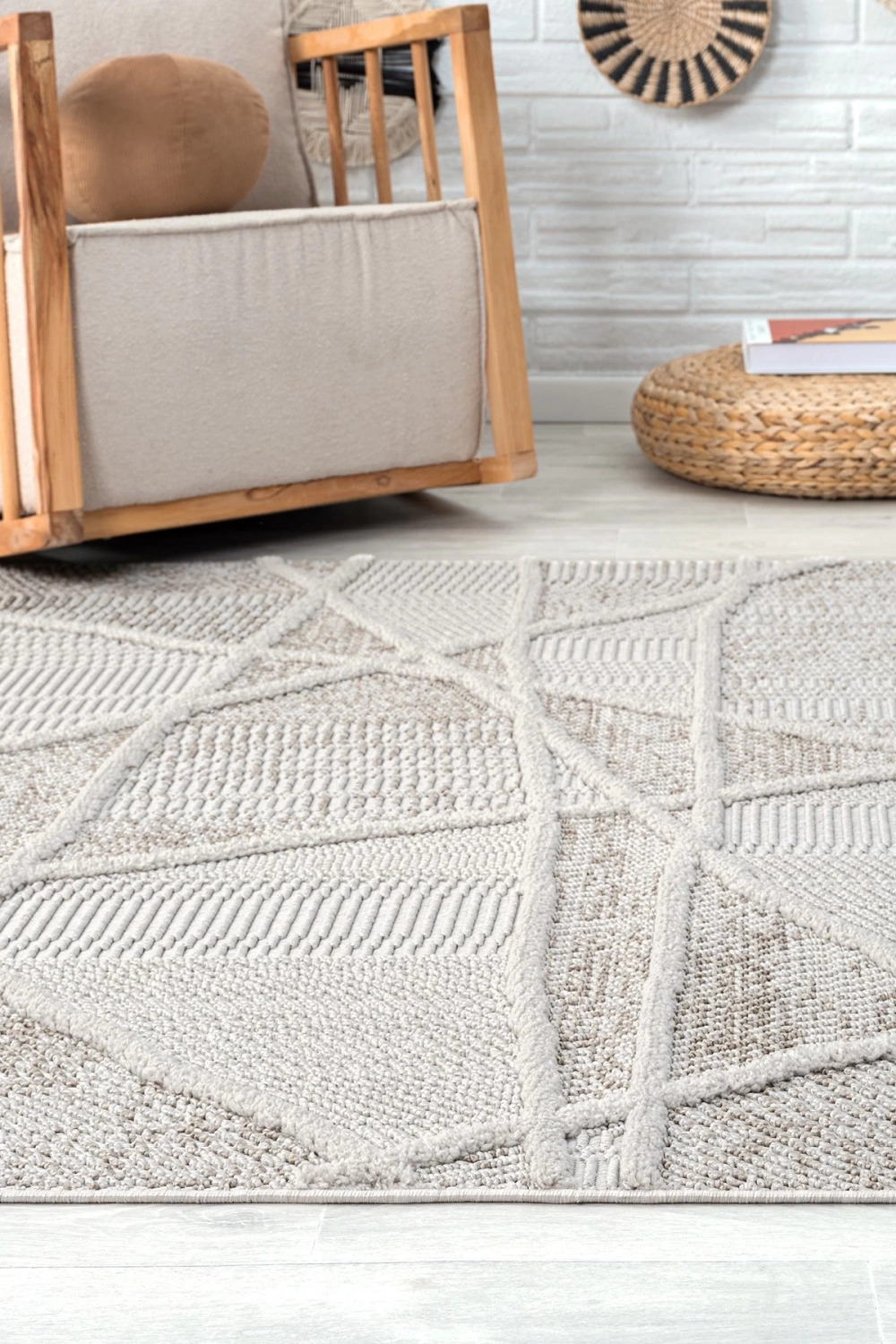 Yumuşak Bukleli Dokuma Halı Yolluk Oturma Odası Salon Mutfak Halısı