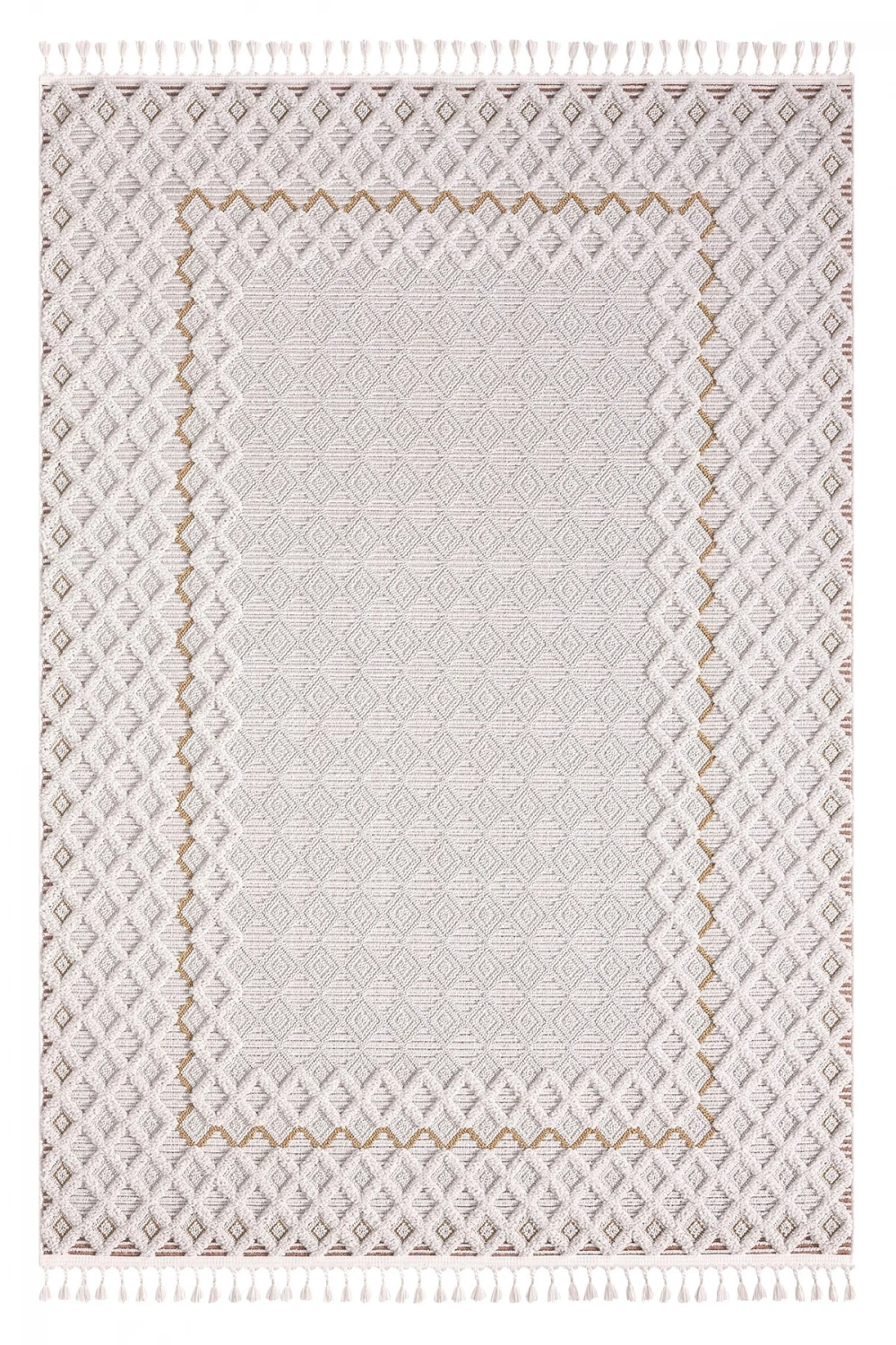 Krem Modern Dokuma Halı Yolluk Antre Hol Oturma Odası Salon Mutfak Halısı