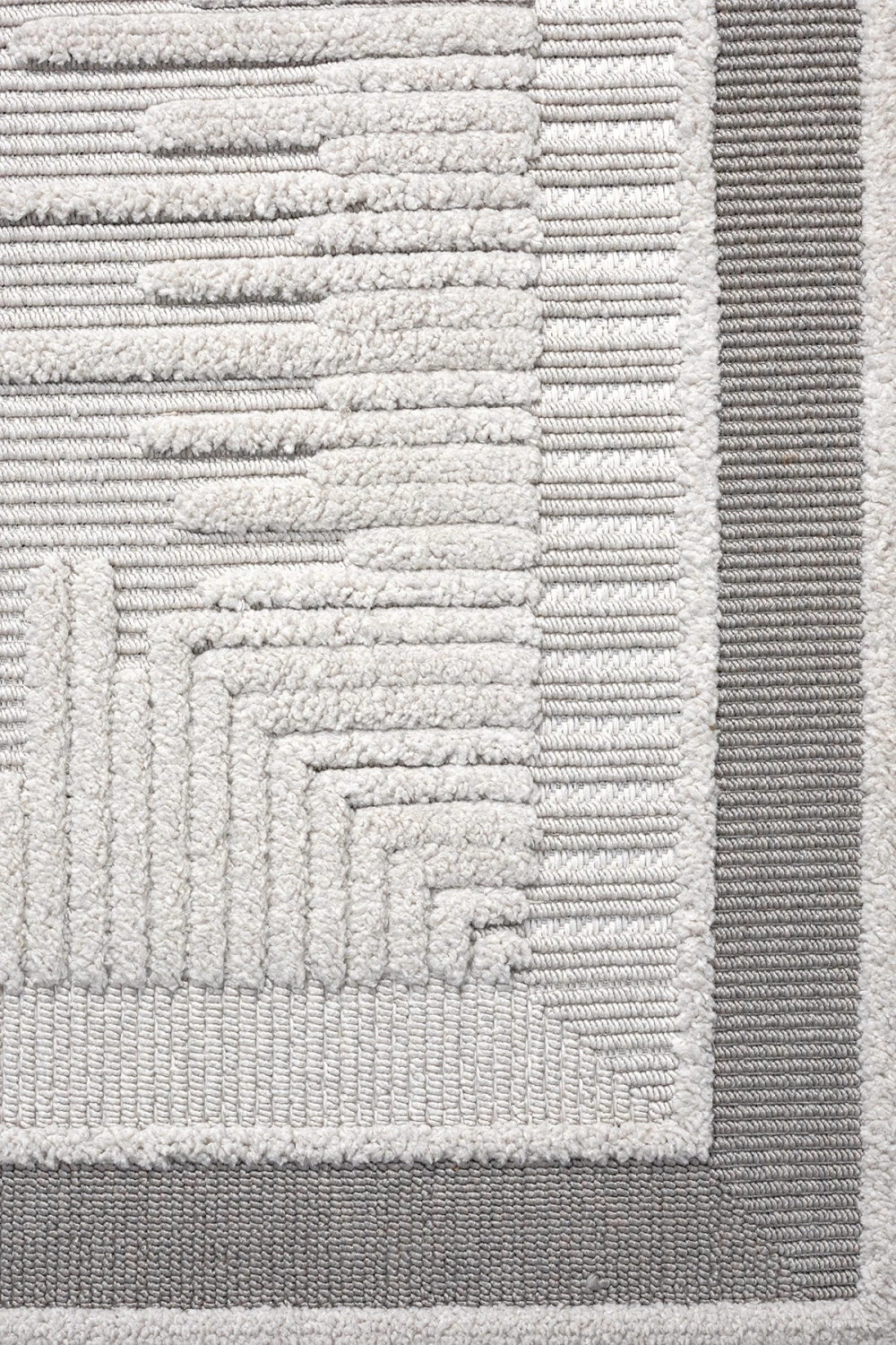 Dokuma Halı Krem Gri Yolluk Antre Oturma Odası Salon Mutfak Halısı