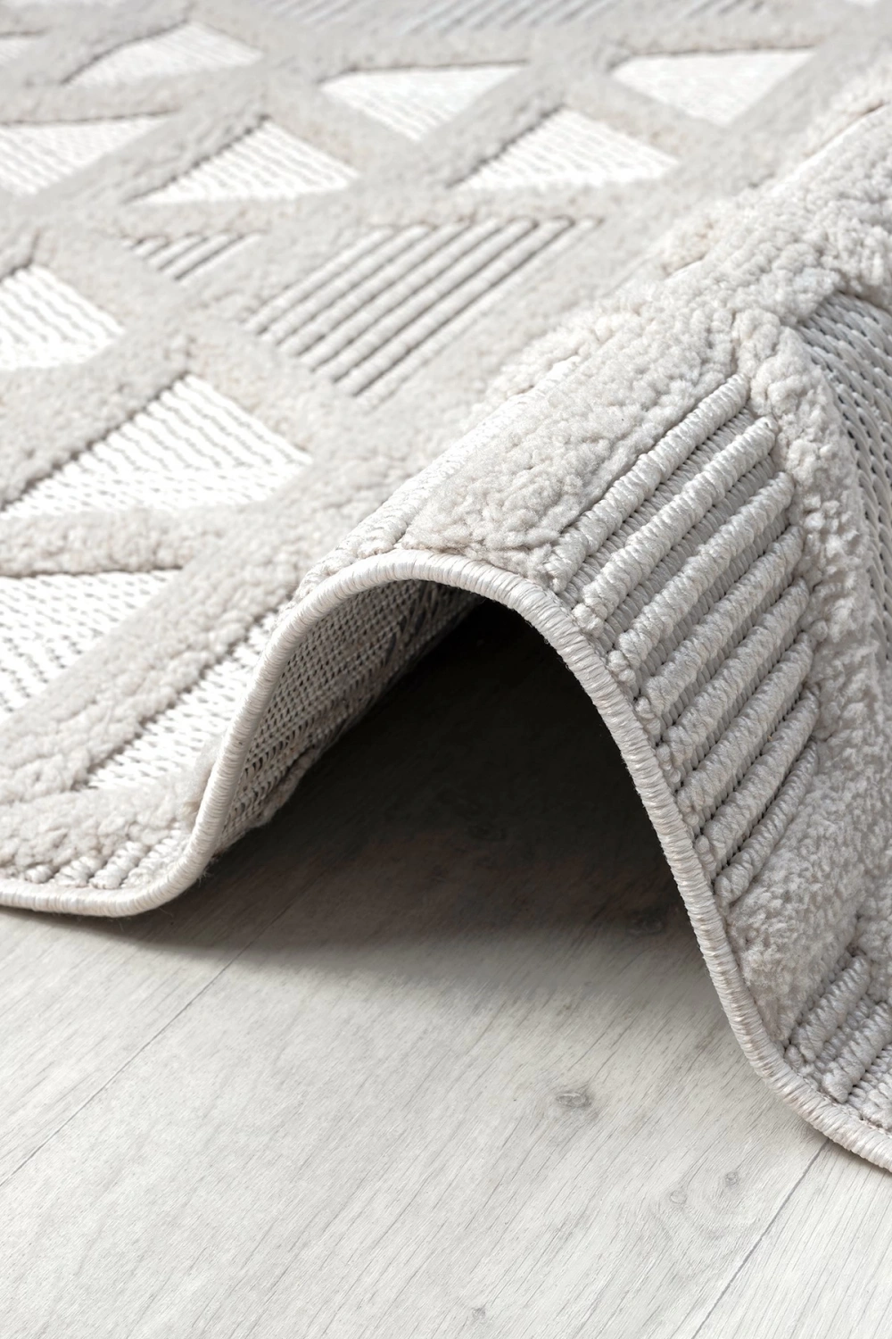 Modern Dokuma Saçaklı Bukleli Halı Yolluk Oturma Odası Salon Mutfak Halısı