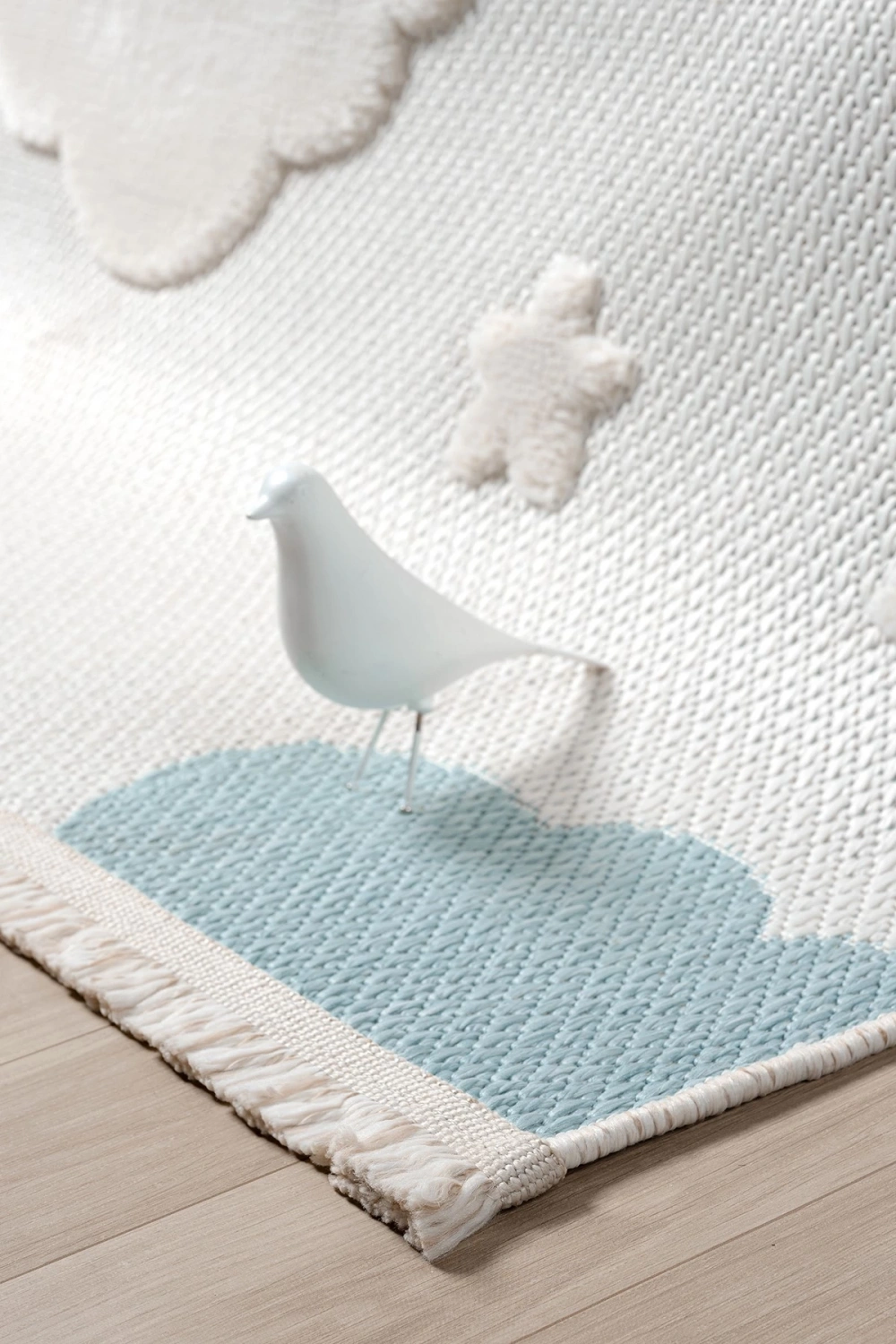 Yıkanabilir Bebek Çocuk Odası Halısı Gökkuşak Desenli Leke Tutmaz Antibakteriyel Antialerjik AYAZ 10